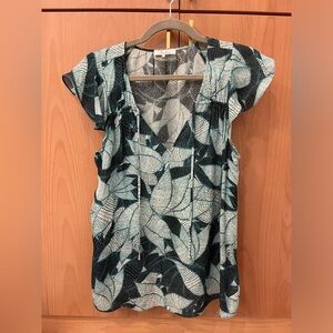 Parker Sleeveless Green Top Size Small